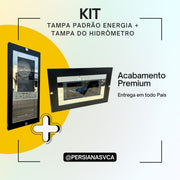 Kit Tampas: Medidor de Energia + Hidrômetro - Frete Grátis